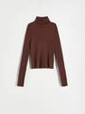 Reserved - Brown Knitted Turtleneck, Women