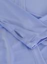 Reserved - Blue Blouse with fold-over front