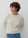 Reserved - Nude Cable-Knit Sweater, Women