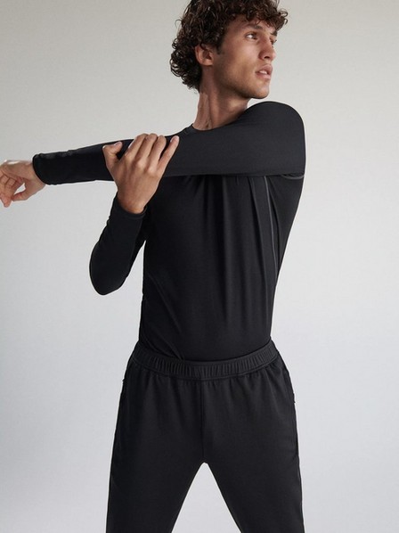 Reserved - Black Sports long sleeve blouse