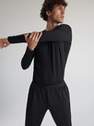 Reserved - Black Sports long sleeve blouse