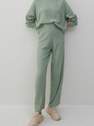 Reserved - Light Green Knitted Pants, Women