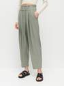 Reserved - Green Paperbag Trousers, Women
