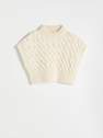 Reserved - Nude Knitted Vest, Women