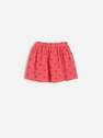 Reserved - Orange Fruit Patterned Skirt, Kids Girl