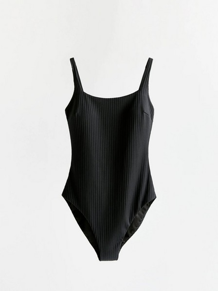 Reserved - Black One-Piece Bathing Suit, Women