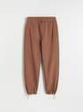 Reserved - Dark Brown Cotton Sweatpants, Men