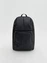 Reserved - Black Elegant faux leather backpack