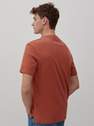 Reserved - Spicy Red Cotton T-Shirt, Men