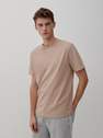 Reserved - Beige Cotton T-shirt