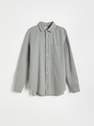 Reserved - Khaki Cotton slim fit shirt