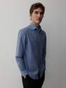 Reserved - Blue Cotton slim fit shirt