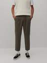 Reserved - Dusty Green Carrot Trousers, Men
