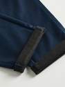 Reserved - Navy Chino trousers with viscose blend