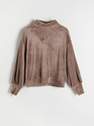 Reserved - Brown Velvet sweatshirt