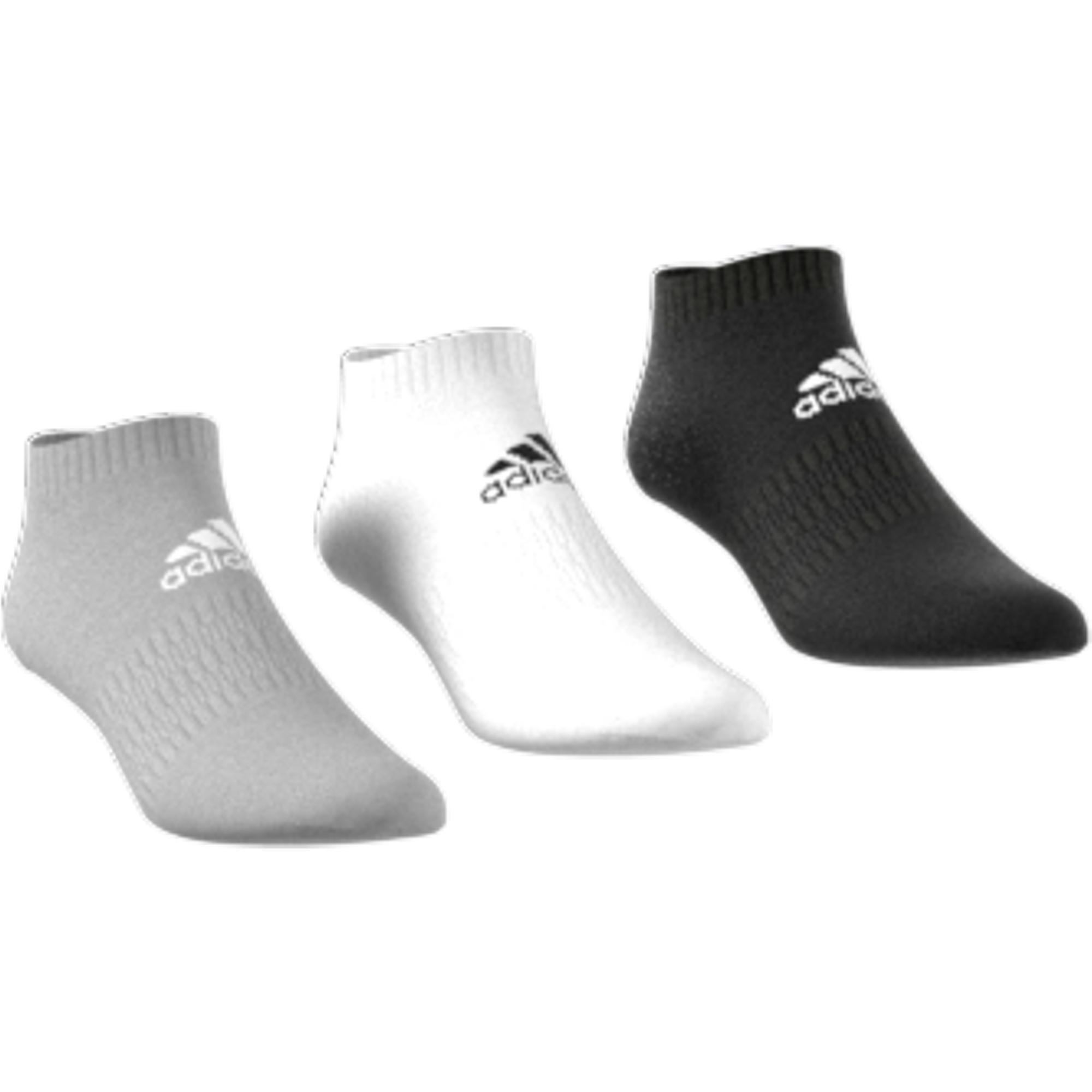 Cushioned Low-Cut Socks 3 Pairs, , large image number 0