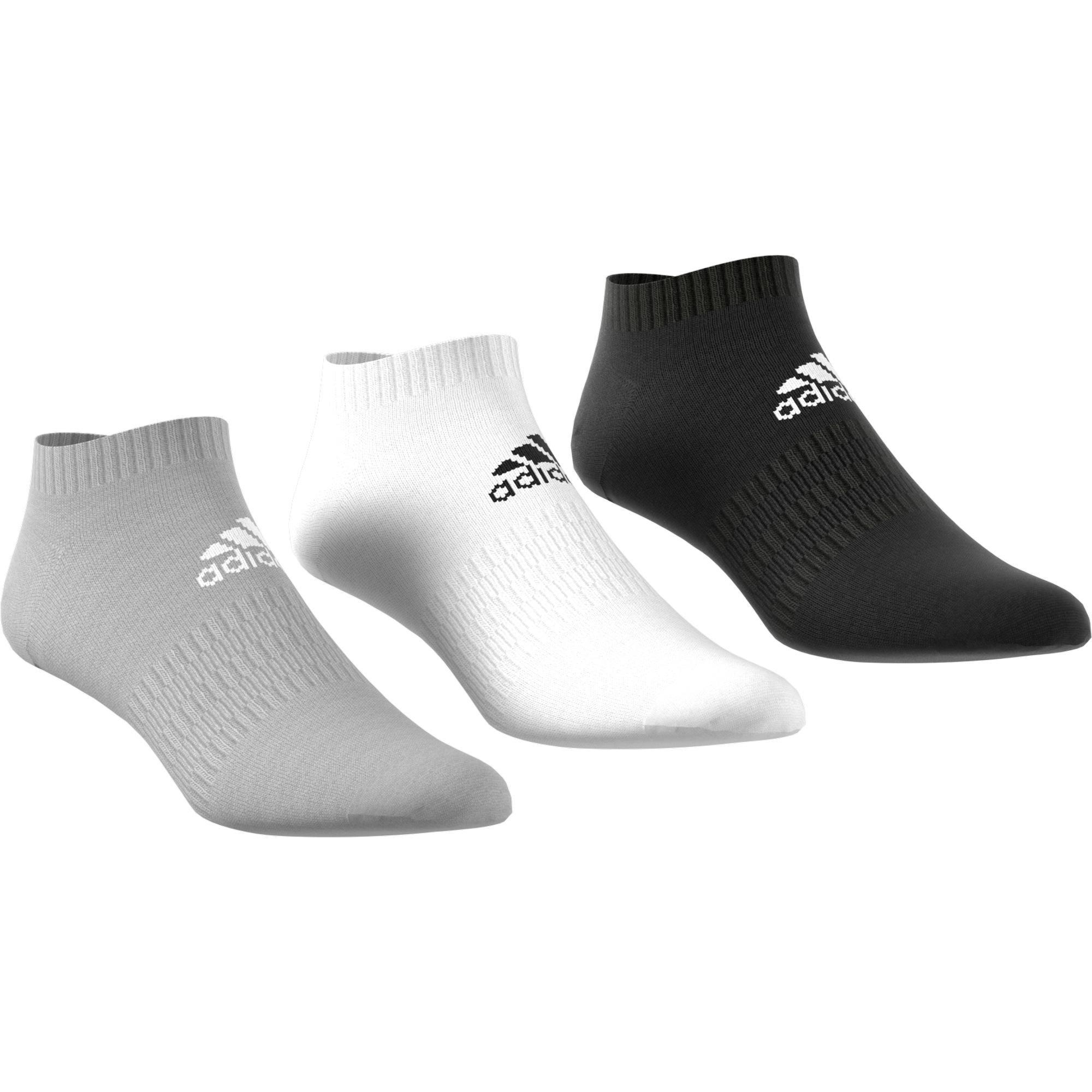 Cushioned Low-Cut Socks 3 Pairs, , large image number 1