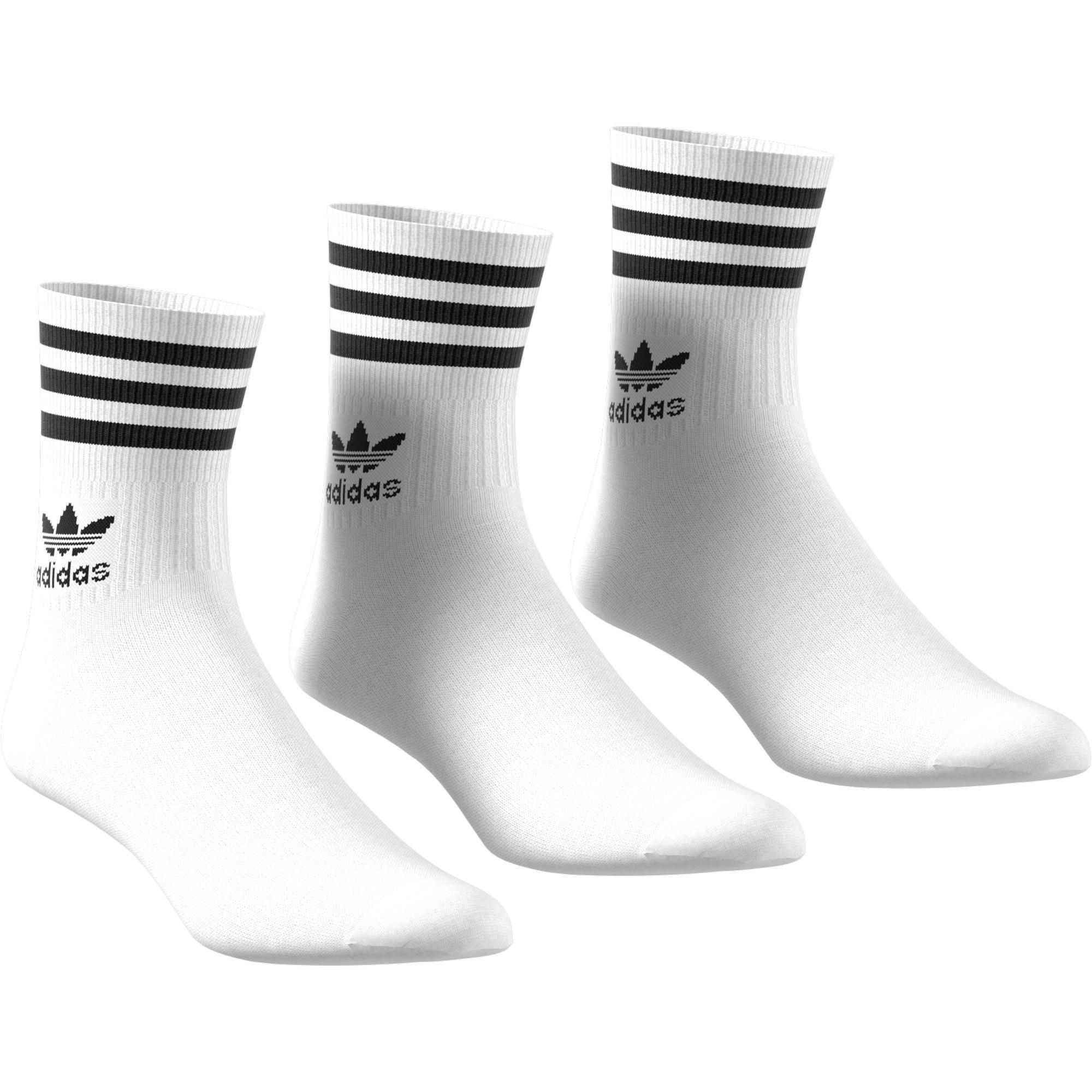 Mid Cut Crew Socks 3 Pairs, , large image number 1