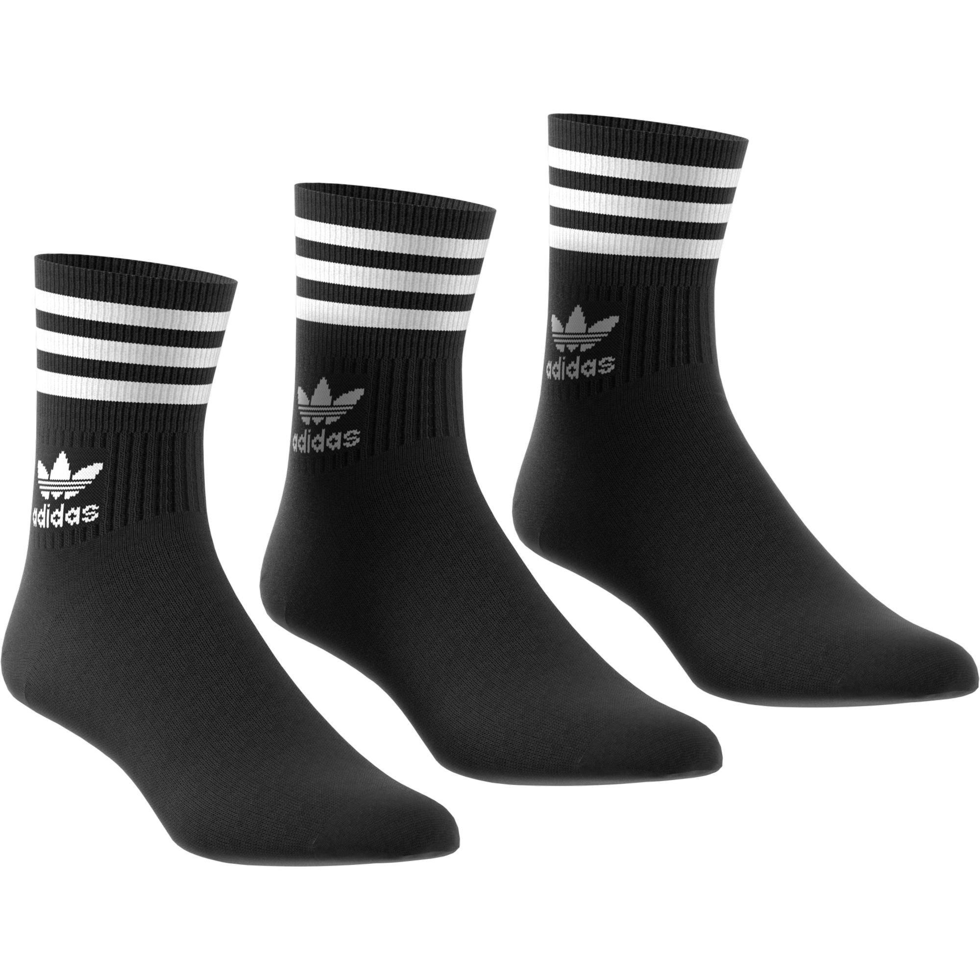 Mid Cut Crew Socks 3 Pairs, , large image number 1