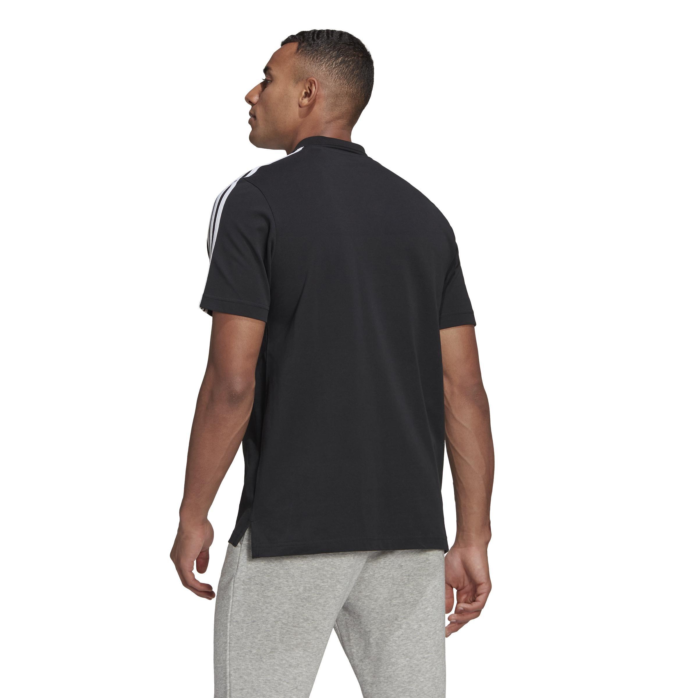 AEROREADY Essentials Piquأ© Embroidered Small Logo 3-Stripes Polo Shirt, , large image number 4
