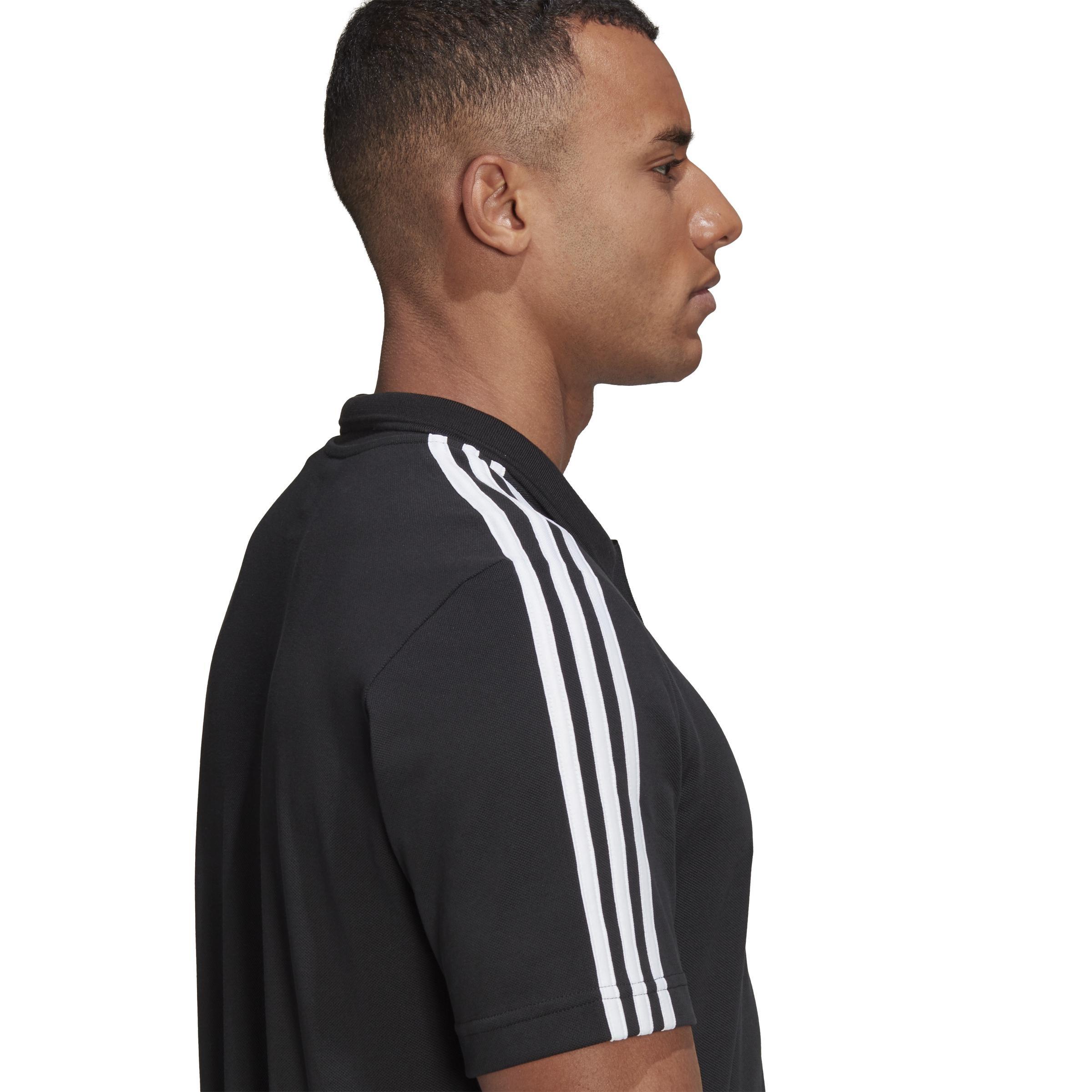 AEROREADY Essentials Piquأ© Embroidered Small Logo 3-Stripes Polo Shirt, , large image number 5