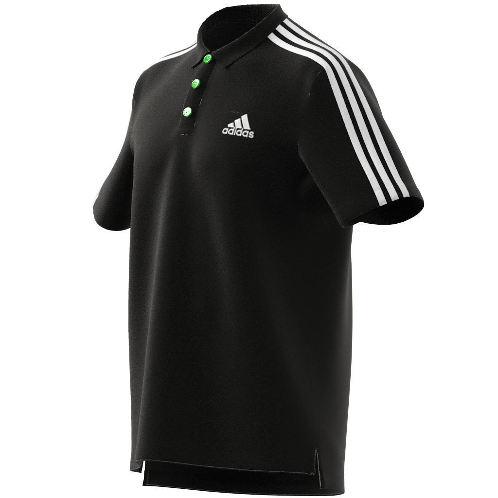 AEROREADY Essentials Piquأ© Embroidered Small Logo 3-Stripes Polo Shirt, , large image number 6