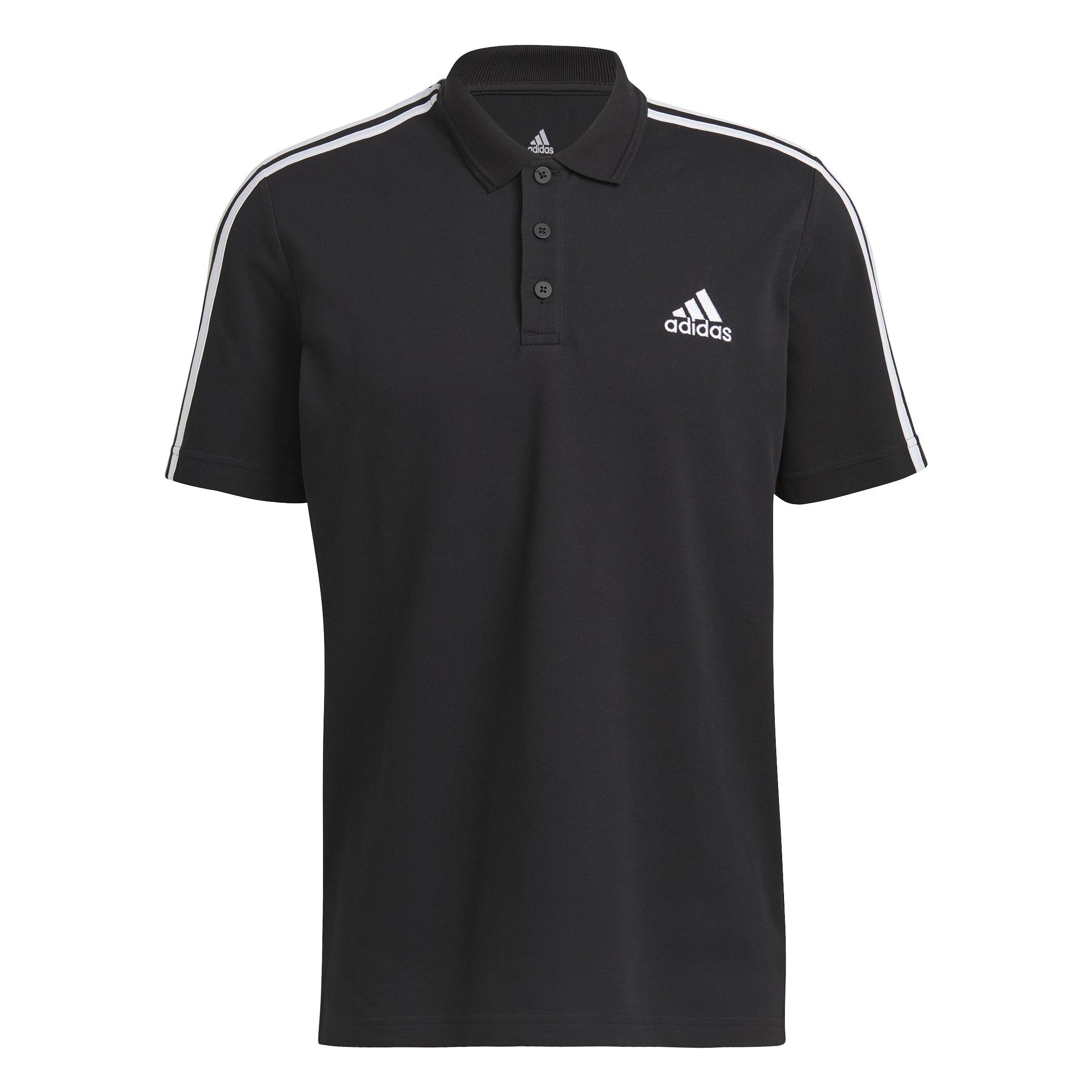 AEROREADY Essentials Piquأ© Embroidered Small Logo 3-Stripes Polo Shirt, , large image number 8