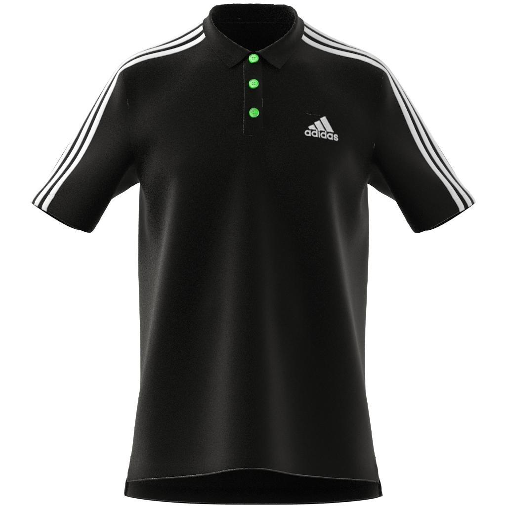 AEROREADY Essentials Piquأ© Embroidered Small Logo 3-Stripes Polo Shirt, , large image number 9