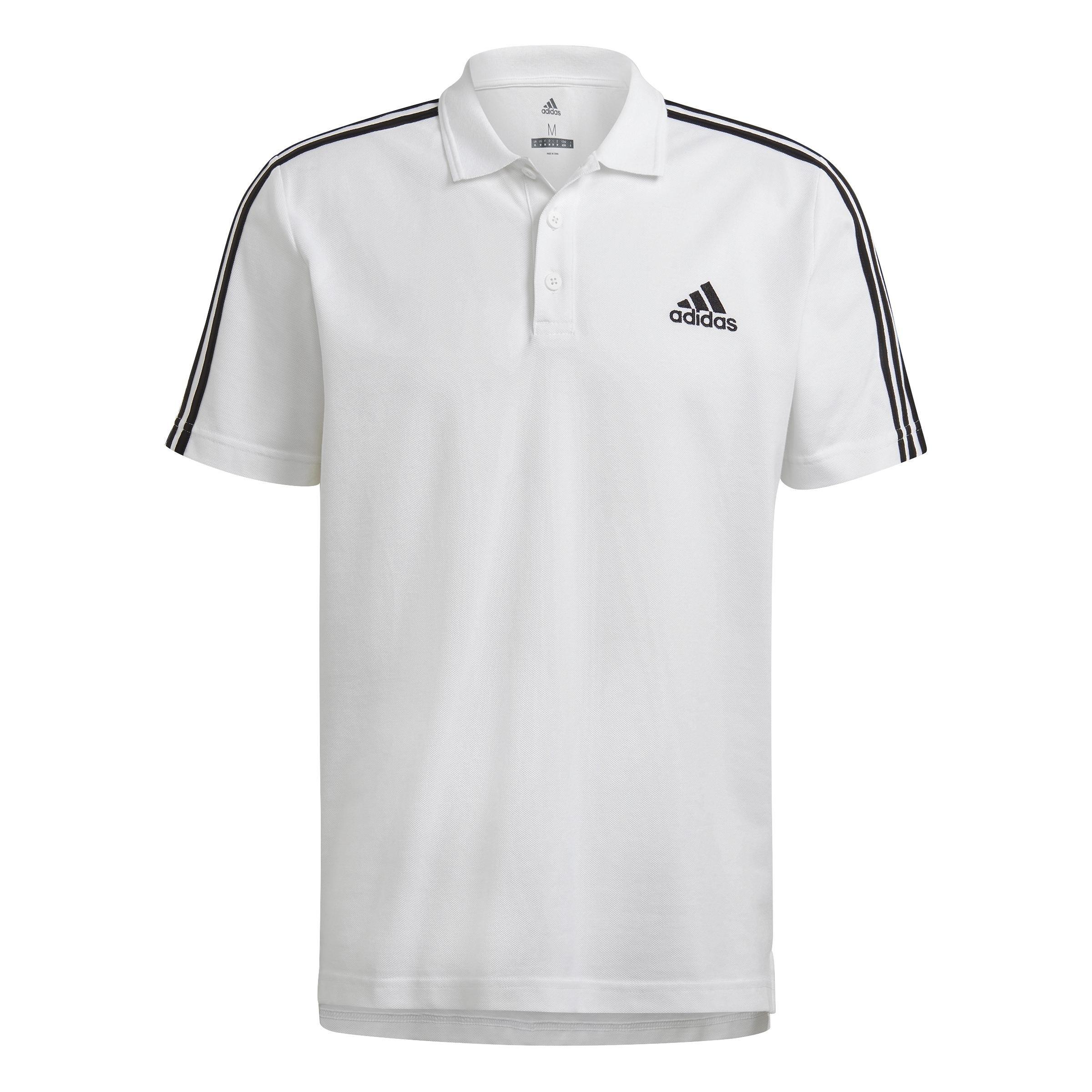 AEROREADY Essentials Piquأ© Embroidered Small Logo 3-Stripes Polo Shirt, , large image number 2