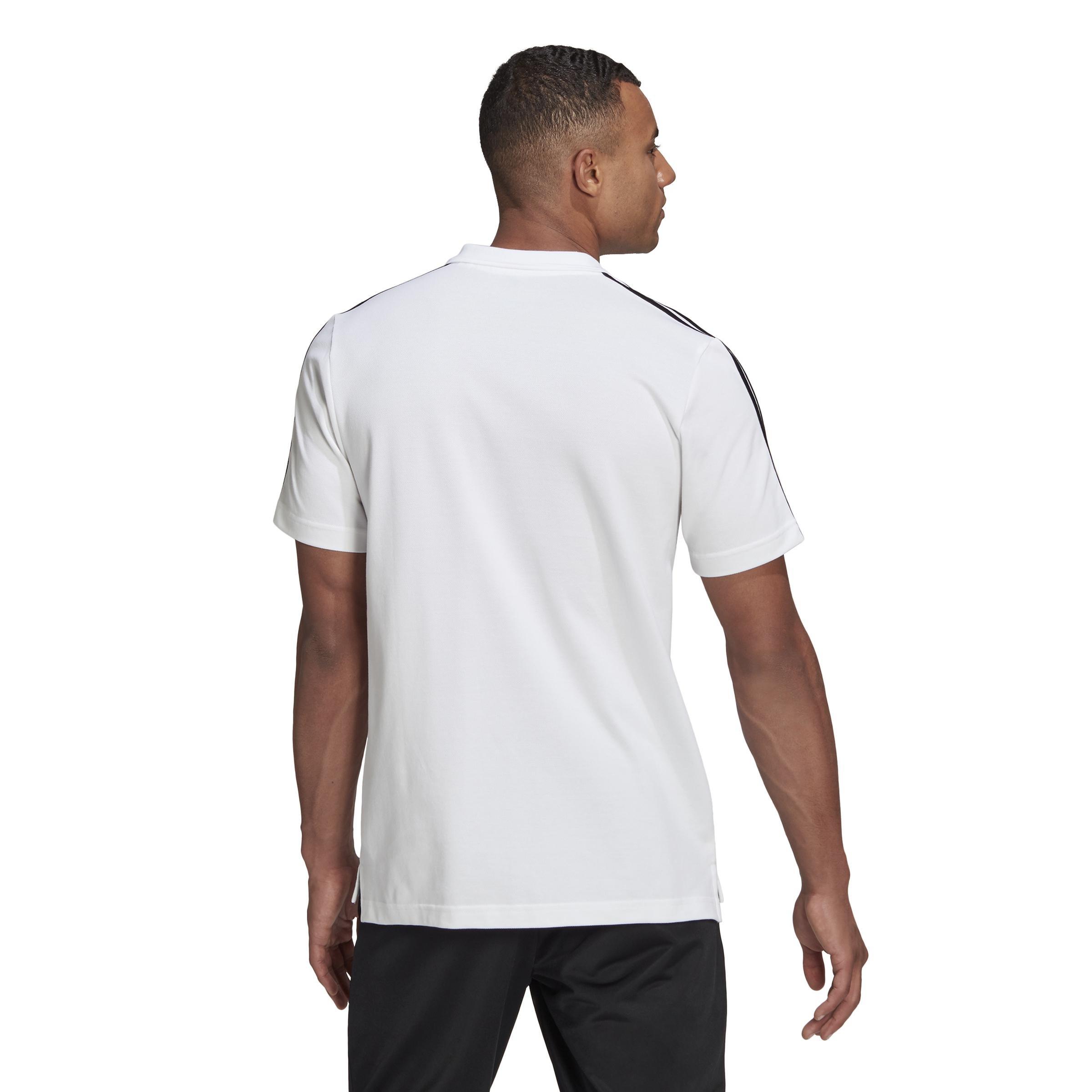 AEROREADY Essentials Piquأ© Embroidered Small Logo 3-Stripes Polo Shirt, , large image number 5