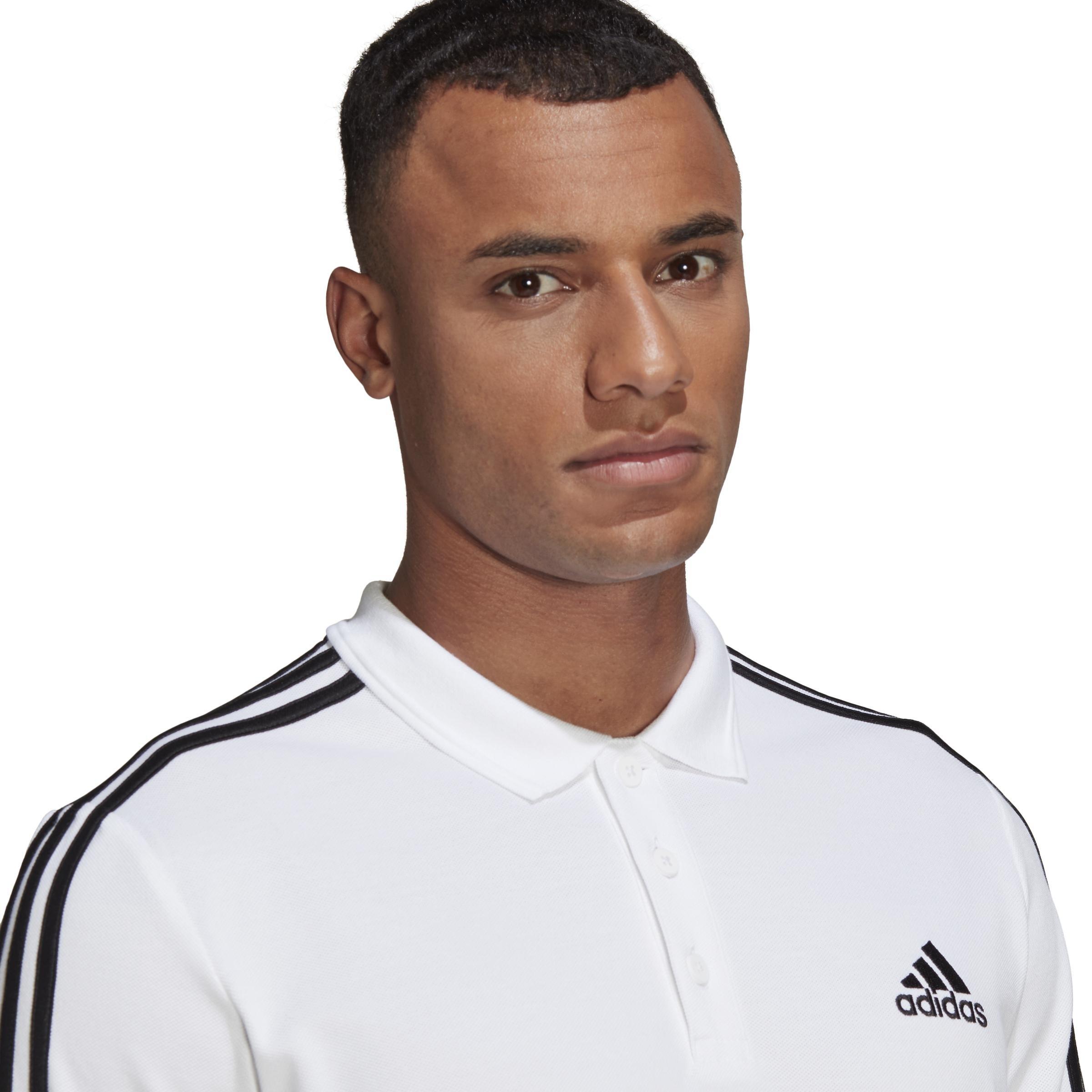 AEROREADY Essentials Piquأ© Embroidered Small Logo 3-Stripes Polo Shirt, , large image number 6