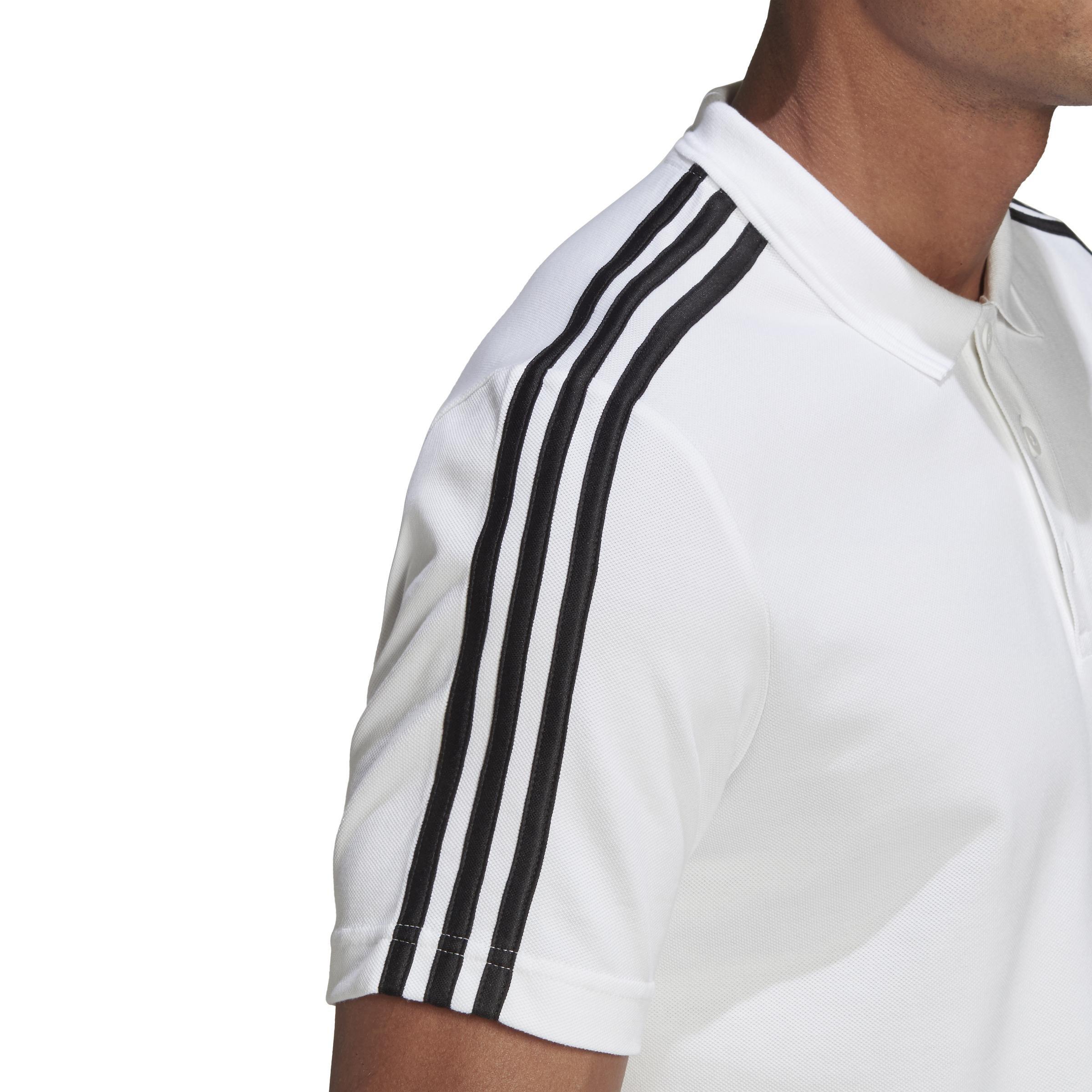AEROREADY Essentials Piquأ© Embroidered Small Logo 3-Stripes Polo Shirt, , large image number 7