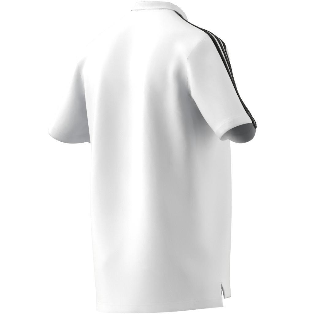 AEROREADY Essentials Piquأ© Embroidered Small Logo 3-Stripes Polo Shirt, , large image number 13