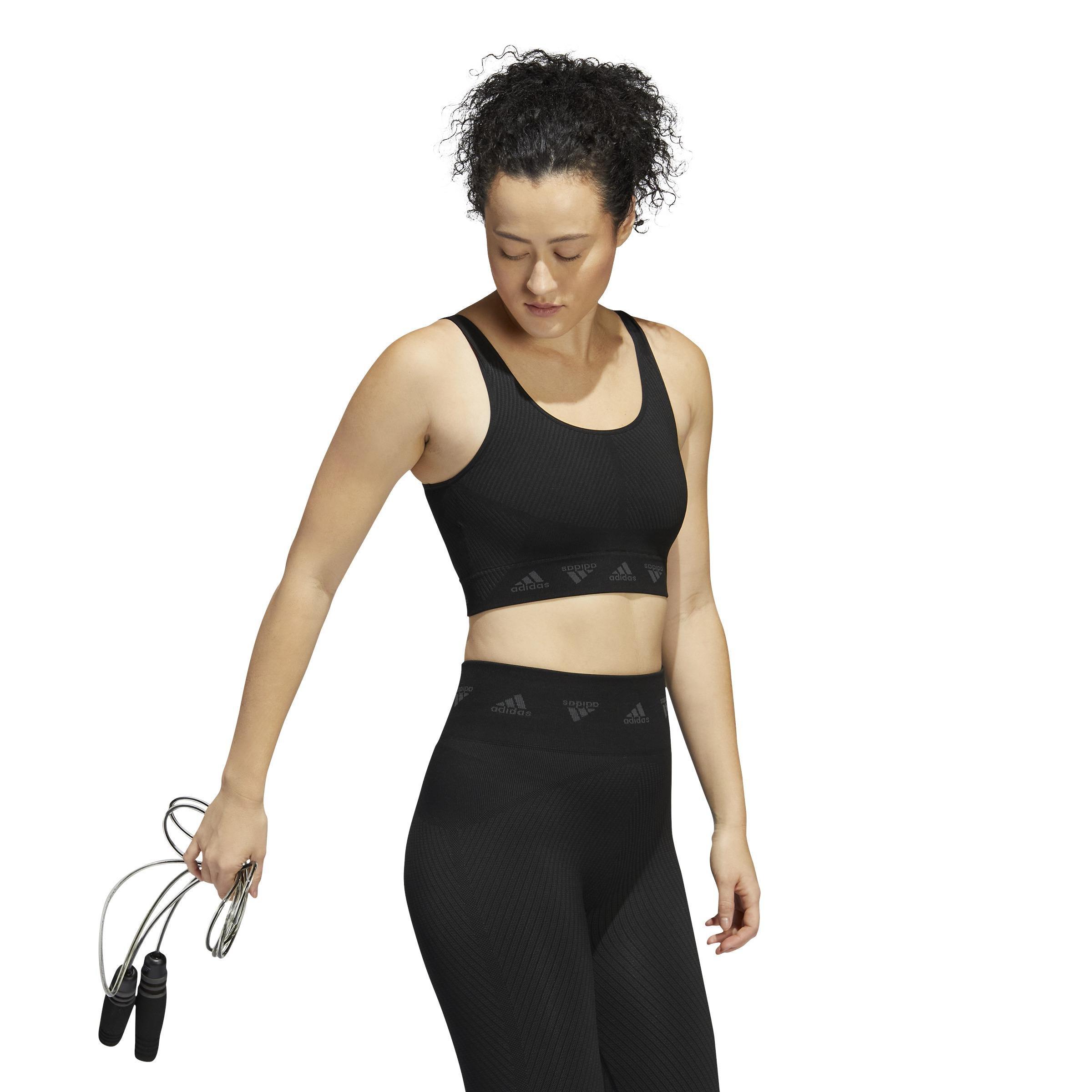 adidas AEROKNIT Light-Support Bra, , large image number 1