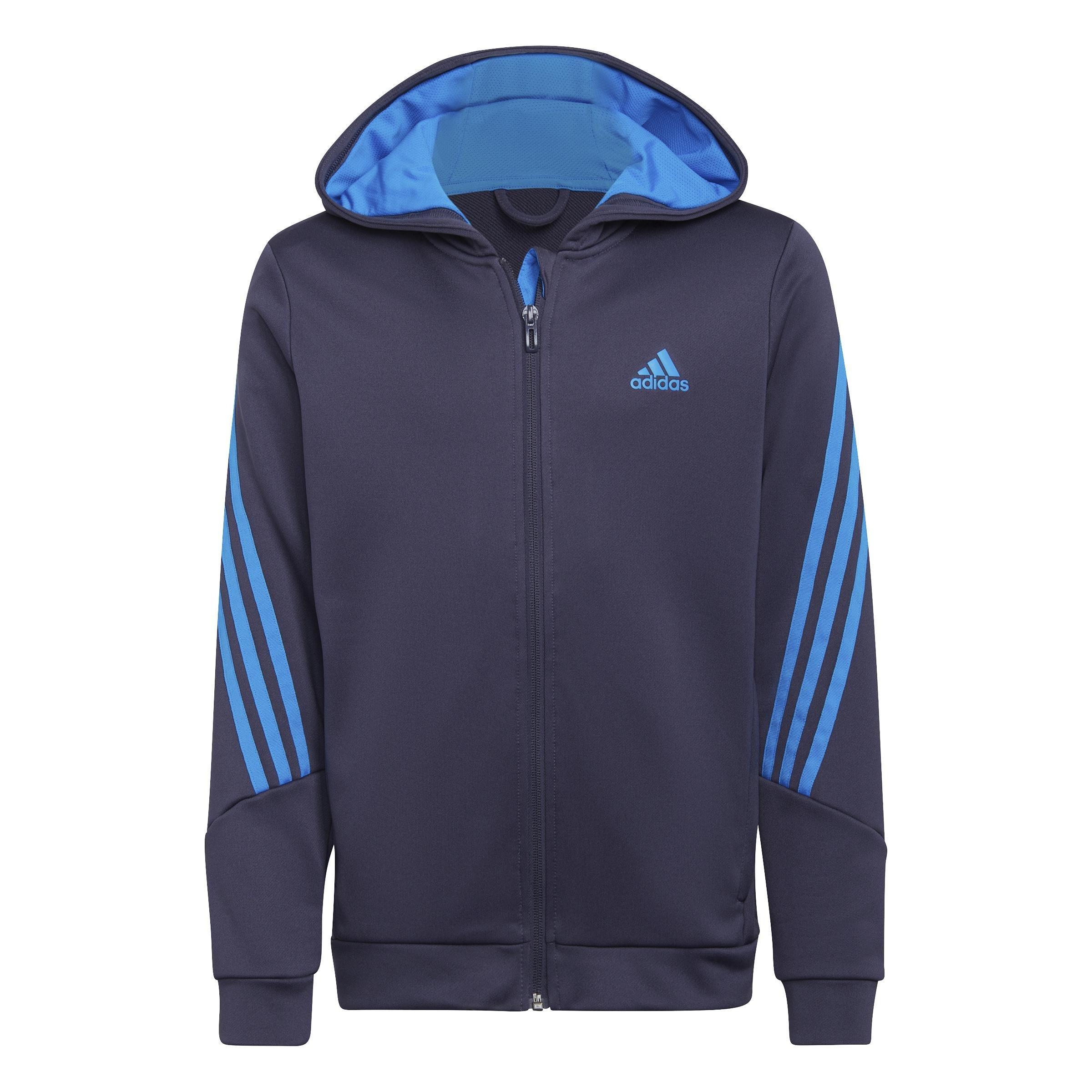 AEROREADY Primegreen 3-Stripes Full-Zip Hoodie, , large image number 0