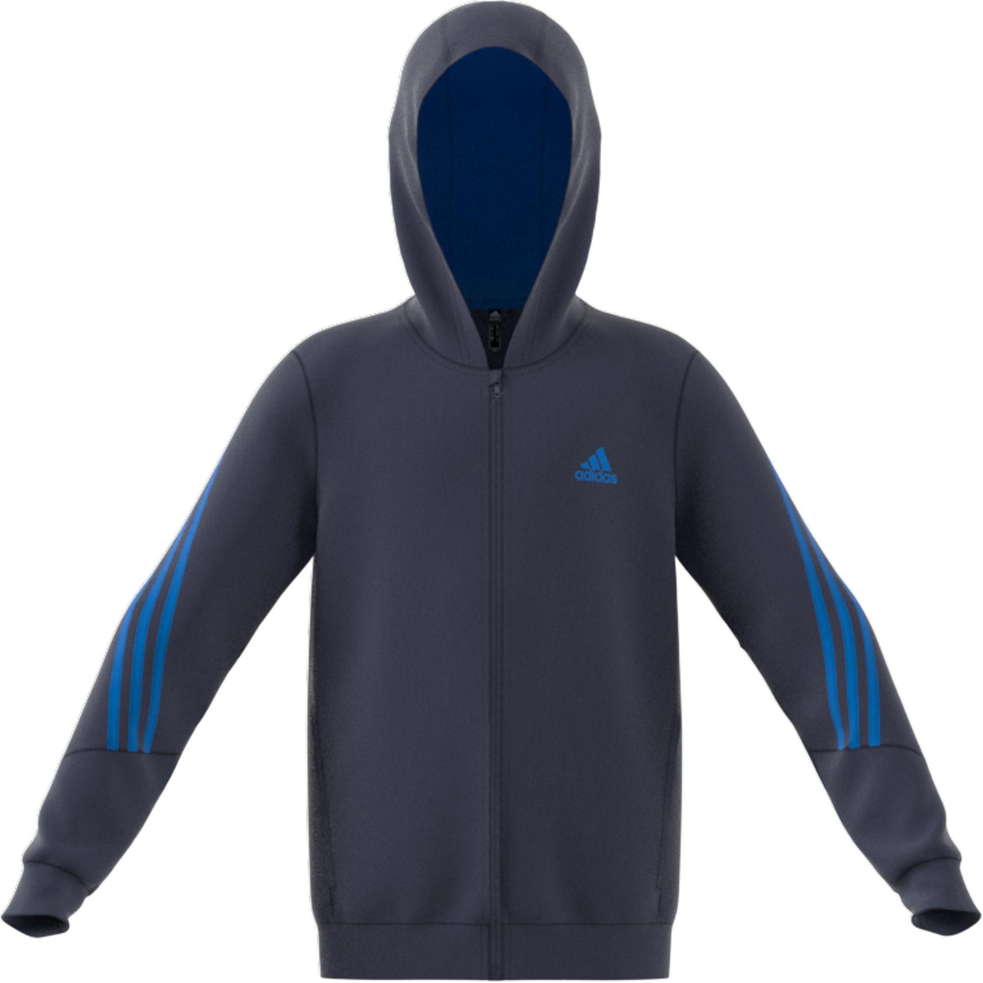 AEROREADY Primegreen 3-Stripes Full-Zip Hoodie, , large image number 1