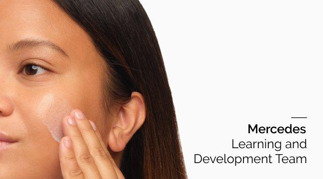 Person applying Saccharomyces Ferment 30% Milky Toner to skin