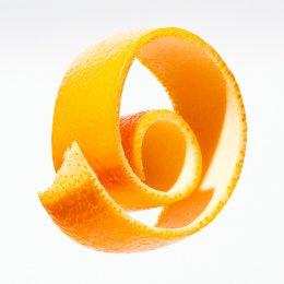 Rolled orange peel