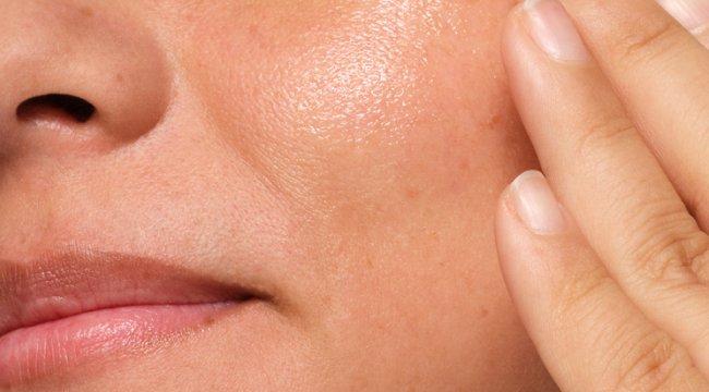 Person applying product to skin