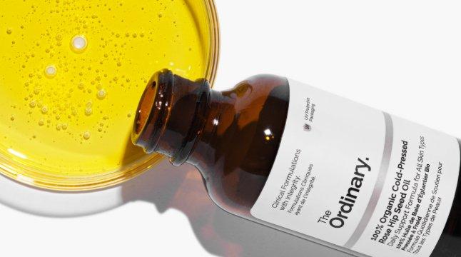 The Ordinary 100% Fermented Rose Hip Seed Oil swatch