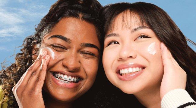 The Ordinary UV Filters SPF 45 Serum: Models with varying skin tones applying lightweight, broad-spectrum sun protection for a radiant glow.