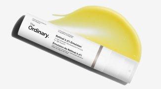 Retinal 0.2% Emulsion on top of retinal swatch