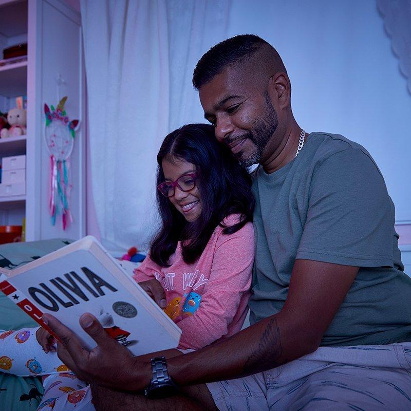 Chloe and her dad Conrad