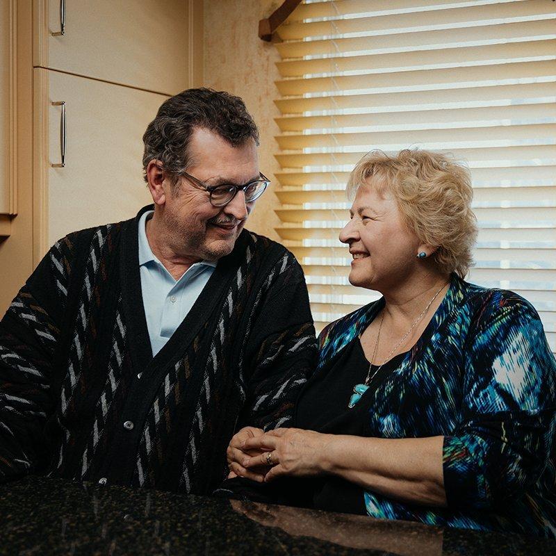 Nathan and his wife Kristin