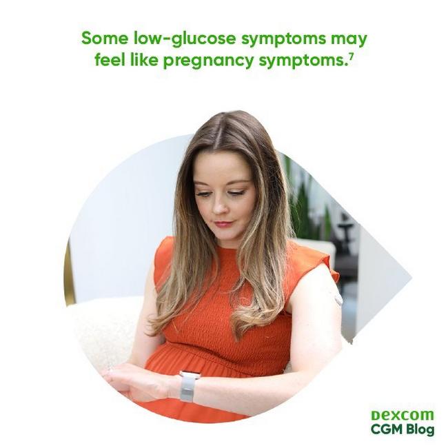 Some low-glucose symptoms may feel like pregnancy symptoms