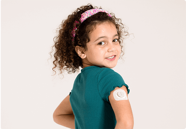 Isabelle Da Silva wearing the Dexcom G7 sensor
