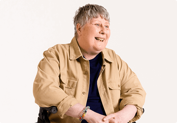 Kaye Peterson wearing the Dexcom G7 sensor