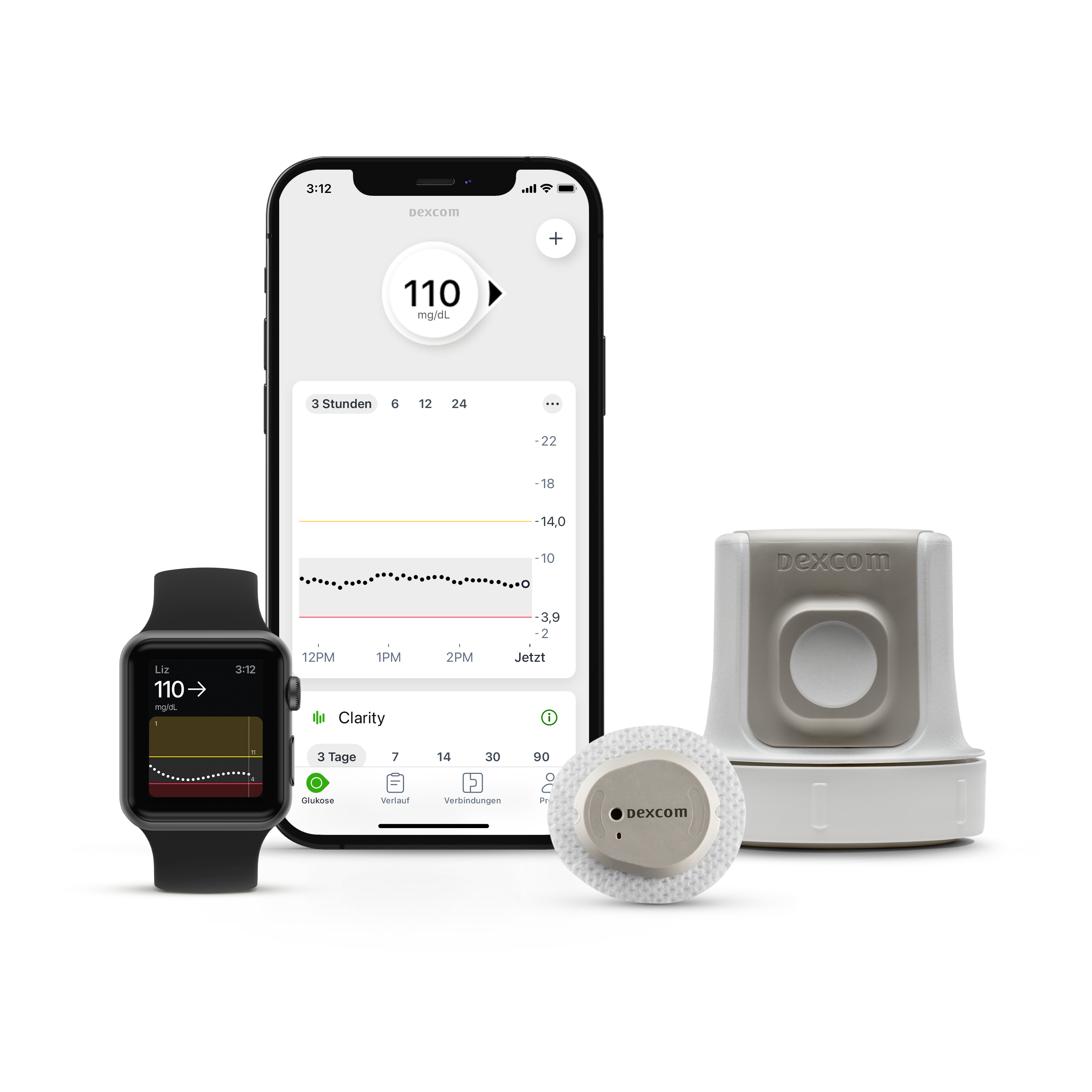 Application, capteur et applicateur Dexcom G7 - Appareils intelligents vendus séparément. Pour consulter une liste des appareils compatibles, allez à dexcom.com/compatibility