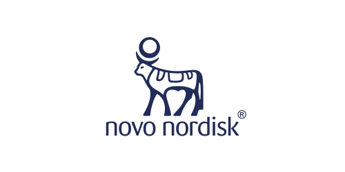 Novo Nordisk Logo in blue