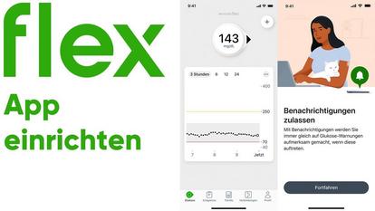 Erste Schritte mit der Smartphone App von Dexcom Flex